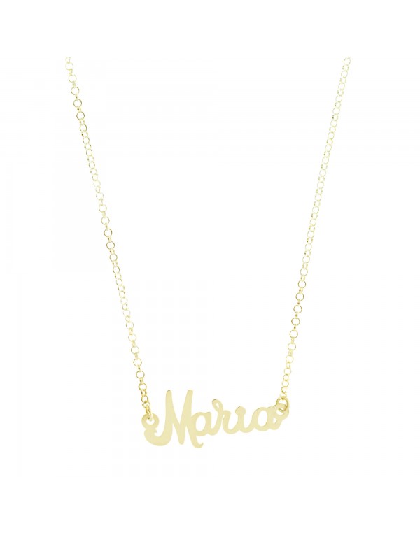 Collar Nombre Gold Personalizado