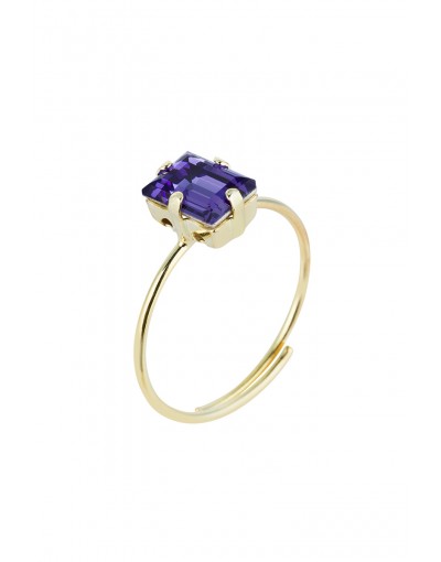 Anillo Swarovski Malva Gold