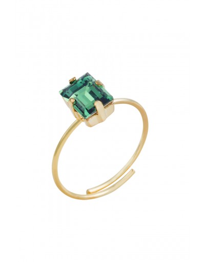 Anillo Swarovski Jade Gold