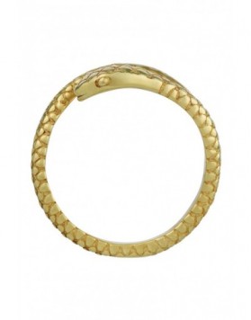 Anillo serpiente dorado