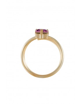 Anillo Muelle Malva Gold