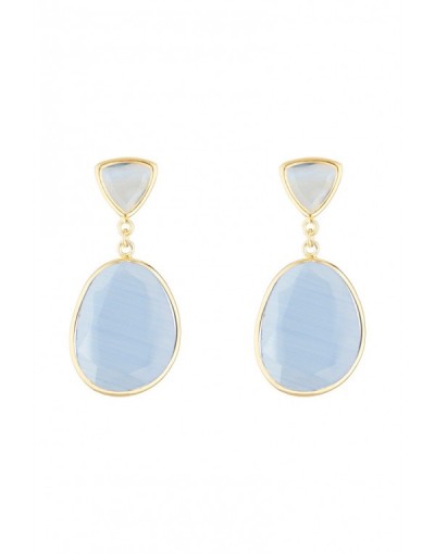 Pendientes azul