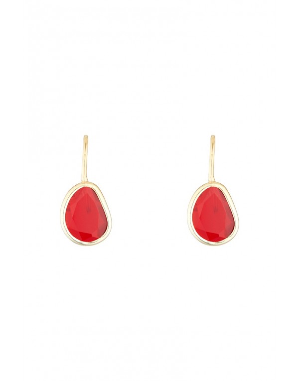 pendientes rojos