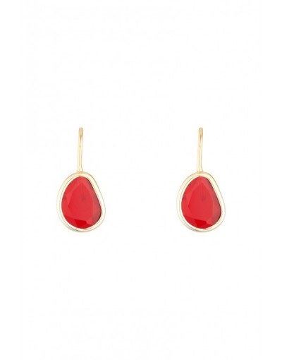 pendientes rojos