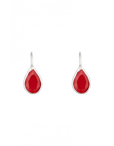 pendientes rojos