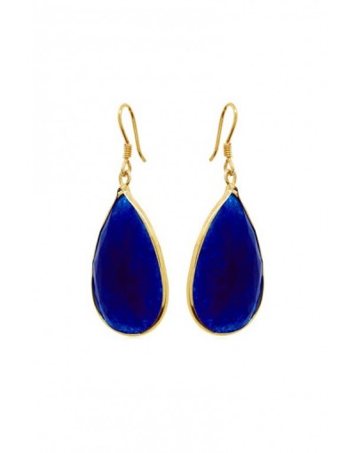 pendientes azules