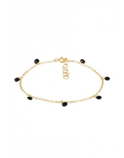 pulsera piedra negra